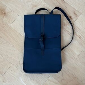 Rains Navy Backpack